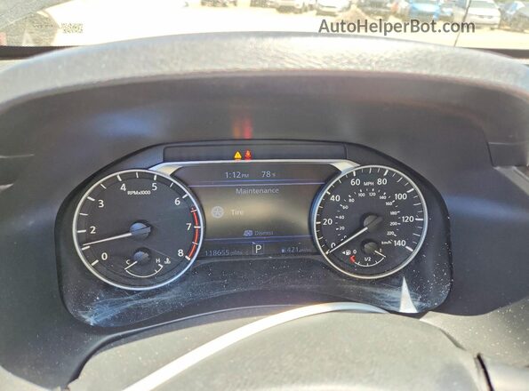 1N4BL4DVXMN301807 2021 NISSAN ALTIMA Black Vista del cuadro de instrumentos
