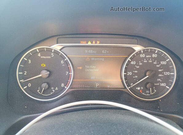 1N4BL4DVXNN386875 2022 NISSAN ALTIMA Silver ხელსაწყოთა პანელის ხედი