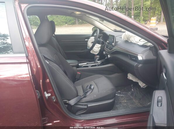 1N4BL4DVXRN336886 2024 NISSAN ALTIMA Burgundy Widok wnętrza z przodu