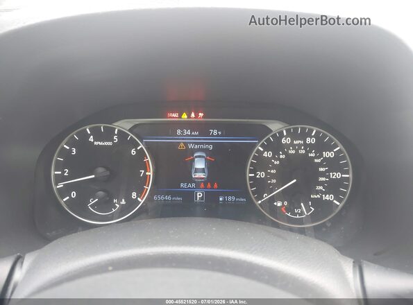 1N4BL4DVXRN336886 2024 NISSAN ALTIMA Burgundy Widok tylnych siedzeń