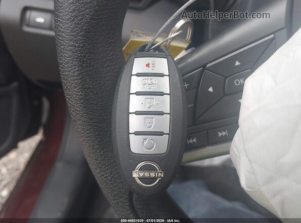 1N4BL4DVXRN336886 2024 NISSAN ALTIMA Burgundy Widok deski rozdzielczej