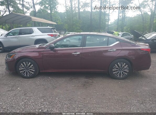 1N4BL4DVXRN336886 2024 NISSAN ALTIMA Burgundy Widok wnętrza 360 stopni