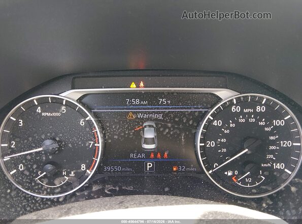 1N4BL4DVXRN349718 2024 NISSAN ALTIMA Black უკანა სავარძლების ხედი