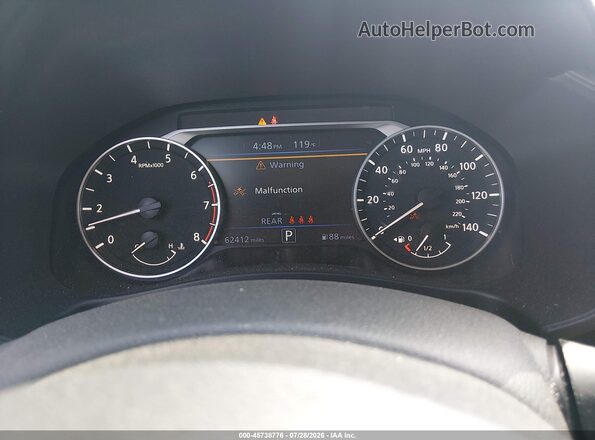 1N4BL4DVXRN349749 2024 NISSAN ALTIMA Black უკანა სავარძლების ხედი