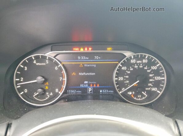 1N4BL4DVXRN407231 2024 NISSAN ALTIMA White Widok zestawu wskaźników