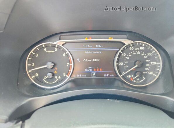 1N4BL4DVXRN430640 2024 NISSAN ALTIMA Black Vista del cuadro de instrumentos
