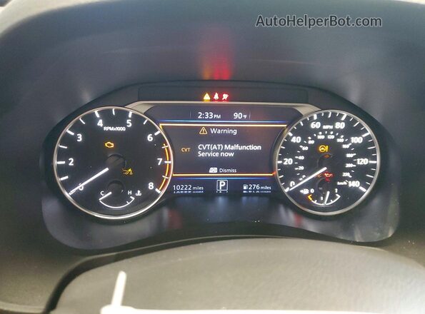 1N4BL4DVXTN308657 2026 NISSAN ALTIMA Gray Vista del cuadro de instrumentos