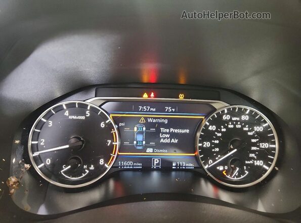 1N4BL4DVXTN309002 2026 NISSAN ALTIMA Gray ხელსაწყოთა პანელის ხედი