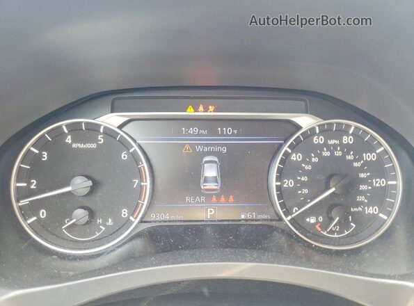 1N4BL4DVXTN320467 2026 NISSAN ALTIMA Black ხელსაწყოთა პანელის ხედი
