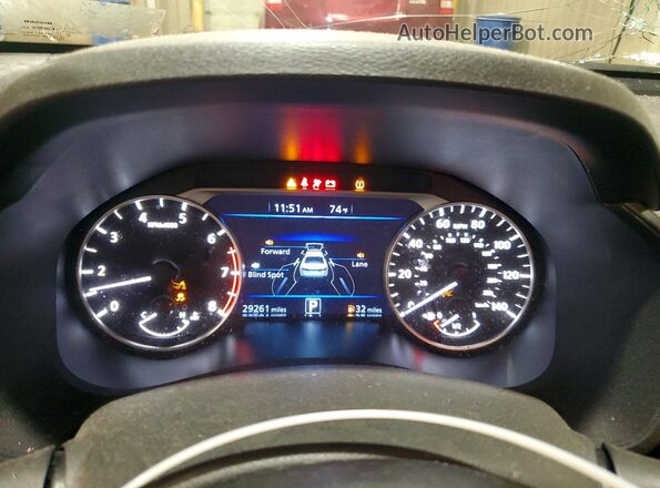 1N4BL4DW0RN355097 2024 NISSAN ALTIMA White ხელსაწყოთა პანელის ხედი