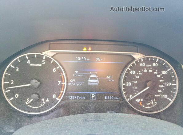 1N4BL4DW1MN363217 2021 NISSAN ALTIMA Black ხელსაწყოთა პანელის ხედი