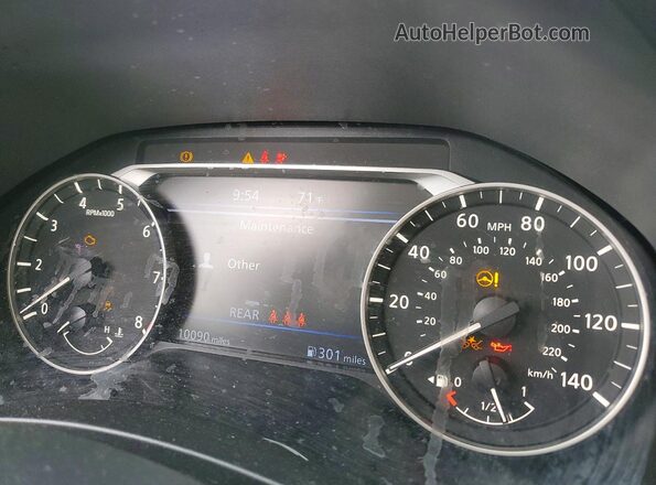 1N4BL4DW1SN347340 2025 NISSAN ALTIMA Серебряный Вид щитка приборов