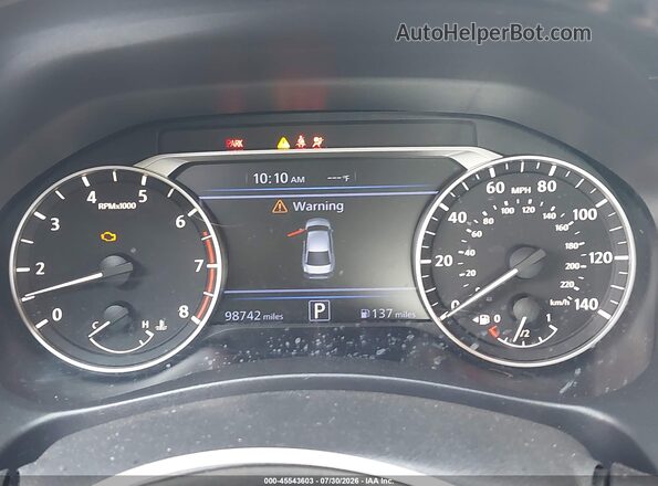 1N4BL4DW3KC227759 2019 NISSAN ALTIMA Black Widok tylnych siedzeń