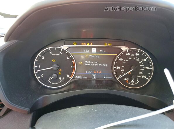 1N4BL4DW3RN421920 2024 NISSAN ALTIMA Серый Вид щитка приборов
