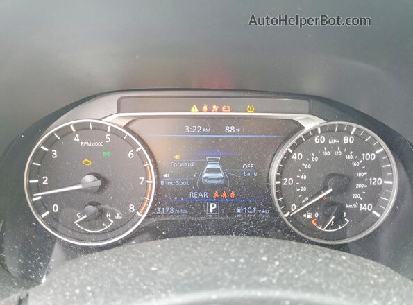 1N4BL4DW3SN311276 2025 NISSAN ALTIMA White Սարքավորումների վահանակի տեսք