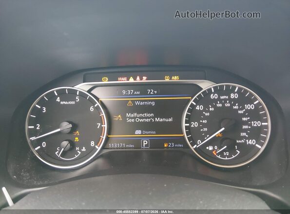 1N4BL4DW5KC149582 2019 NISSAN ALTIMA White Widok tylnych siedzeń