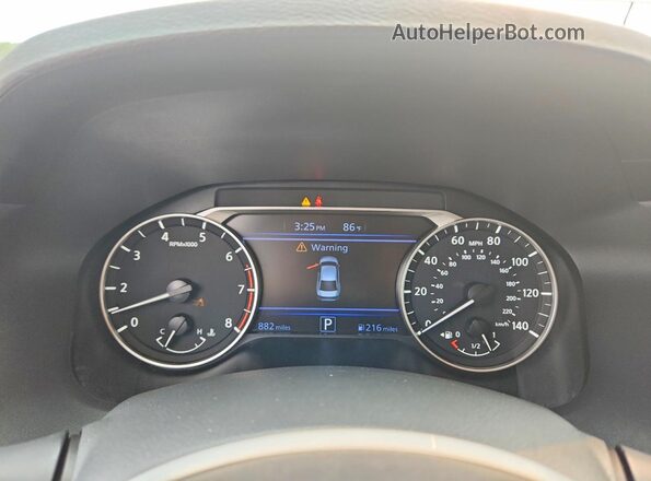 1N4BL4DW6TN343799 2026 NISSAN ALTIMA White Սարքավորումների վահանակի տեսք