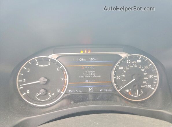 1N4BL4DW8LC167012 2020 NISSAN ALTIMA Burgundy Vista del cuadro de instrumentos