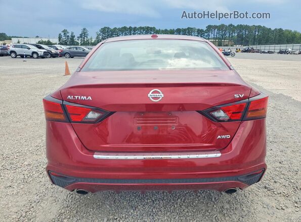 1N4BL4DW8LC167012 2020 NISSAN ALTIMA Burgundy Vista trasera