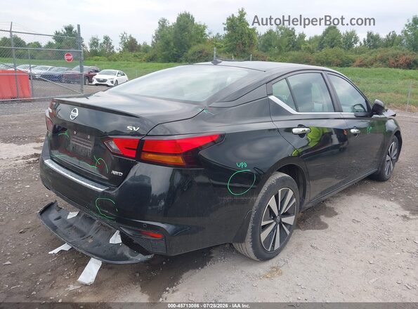 1N4BL4DW9MN337657 2021 NISSAN ALTIMA Черный Задняя правая четверть