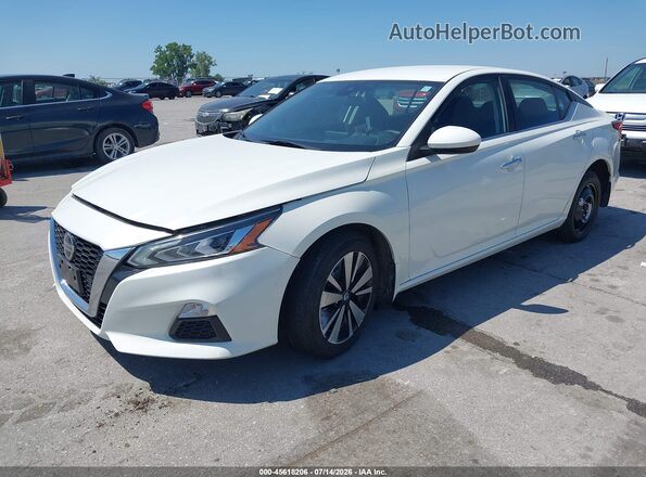 1N4BL4DW9MN409375 2021 NISSAN ALTIMA White წინა მარცხენა ხედი სამი მეოთხედიდან