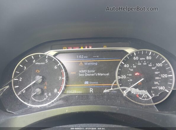 1N4BL4DWXMN409238 2021 NISSAN ALTIMA Black Հետևի նստատեղերի տեսք