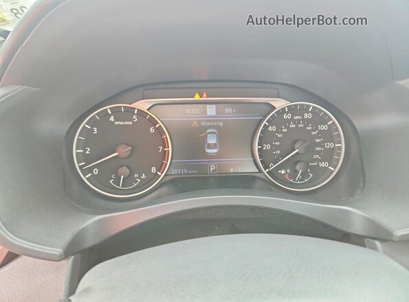 1N4BL4DWXSN409463 2025 NISSAN ALTIMA Black Вид щитка приладів