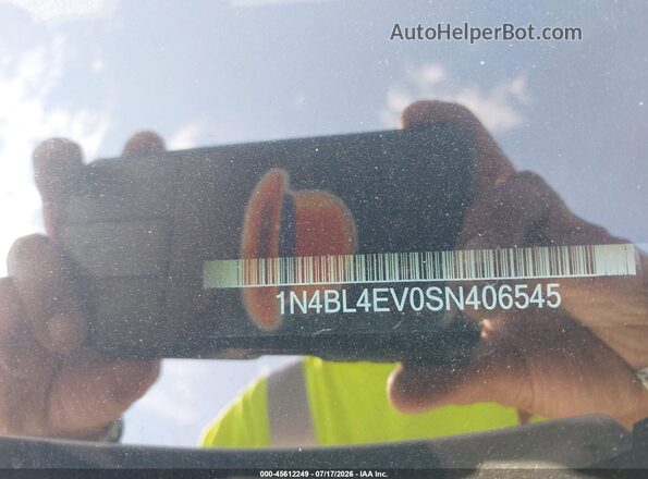 1N4BL4EV0SN406545 2025 NISSAN ALTIMA Белый 