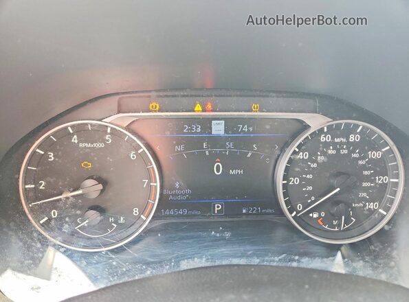 1N4BL4EV2LC127661 2020 NISSAN ALTIMA Серый Вид щитка приборов