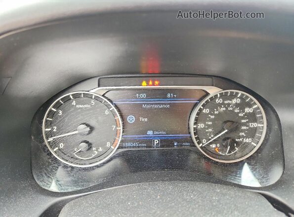1N4BL4EV2LC143195 2020 NISSAN ALTIMA Черный Вид щитка приборов