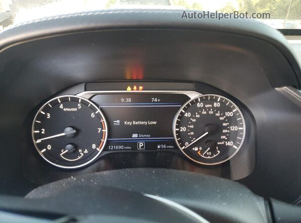1N4BL4EV3KC129384 2019 NISSAN ALTIMA Blue Սարքավորումների վահանակի տեսք