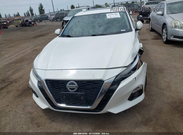 1N4BL4EV3KC129885 2019 NISSAN ALTIMA White Вид щитка приладів
