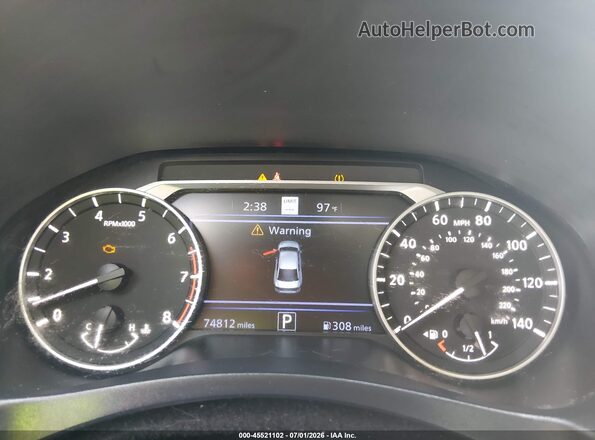 1N4BL4EV3LC114322 2020 NISSAN ALTIMA Black Հետևի նստատեղերի տեսք
