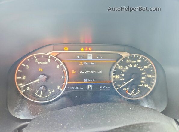1N4BL4EV3LC157221 2020 NISSAN ALTIMA Black Instrument cluster view