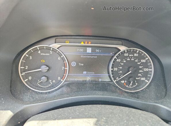 1N4BL4EV3LN305663 2020 NISSAN ALTIMA Black Սարքավորումների վահանակի տեսք