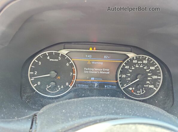 1N4BL4EV3NN423666 2022 NISSAN ALTIMA Red ხელსაწყოთა პანელის ხედი
