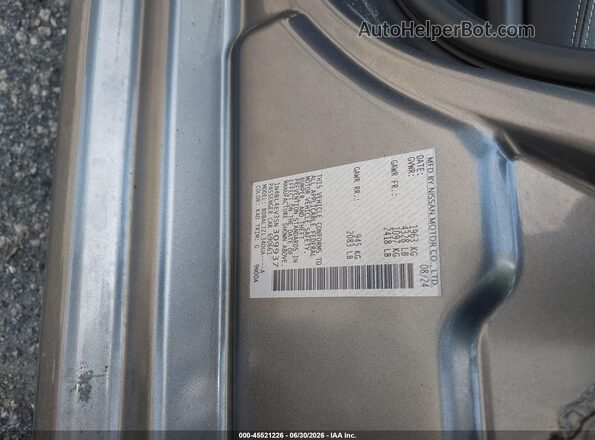 1N4BL4EV3SN309937 2025 NISSAN ALTIMA Silver Engine compartment view