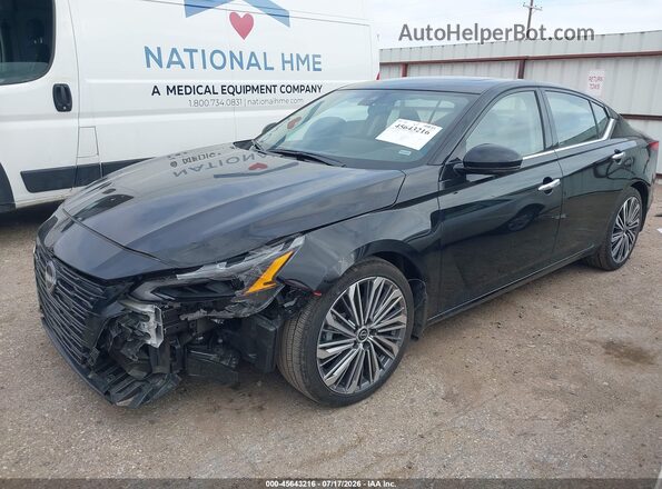 1N4BL4EV3SN429558 2025 NISSAN ALTIMA Black წინა მარცხენა ხედი სამი მეოთხედიდან