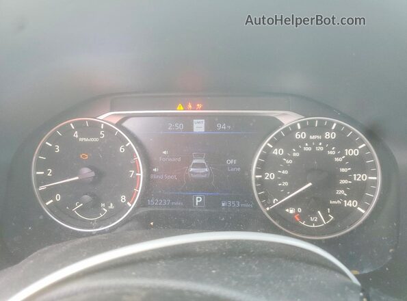 1N4BL4EV4LC156661 2020 NISSAN ALTIMA Silver Instrument cluster view