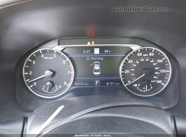 1N4BL4EV5KC249879 2019 NISSAN ALTIMA Silver უკანა სავარძლების ხედი