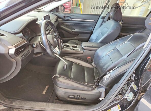1N4BL4EV6KC158801 2019 NISSAN ALTIMA Черный Вид салона спереди