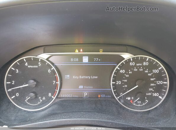 1N4BL4EV7LC230879 2020 NISSAN ALTIMA Серебряный Вид задних сидений
