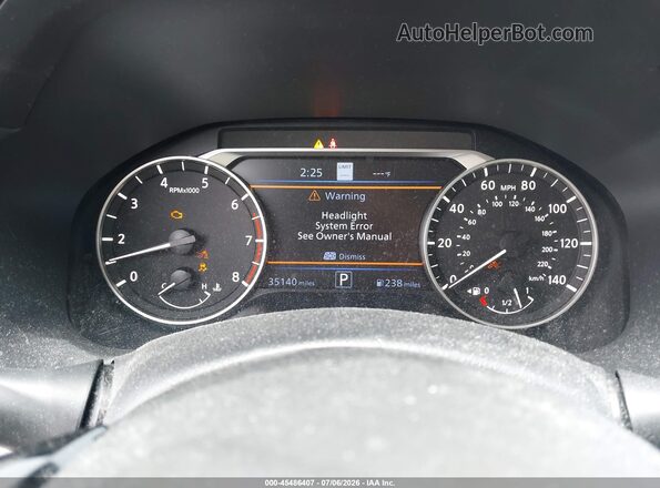 1N4BL4EV8KC120048 2019 NISSAN ALTIMA White Vista de los asientos traseros