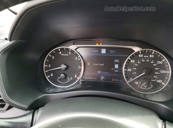1N4BL4EV8KC231716 2019 NISSAN ALTIMA Black Вид щитка приладів
