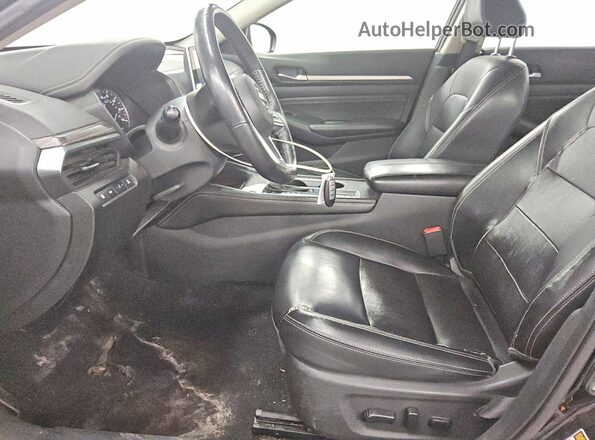 1N4BL4EV8KC236379 2019 NISSAN ALTIMA Black წინა სალონის ხედი