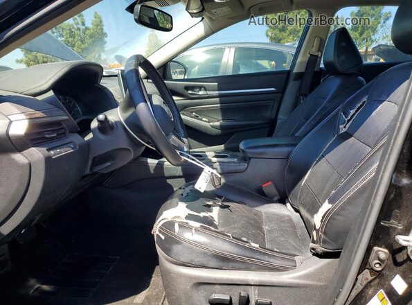 1N4BL4EV8LC219552 2020 NISSAN ALTIMA Black Widok wnętrza z przodu