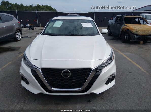 1N4BL4EV8LN323558 2020 NISSAN ALTIMA Белый Вид щитка приборов