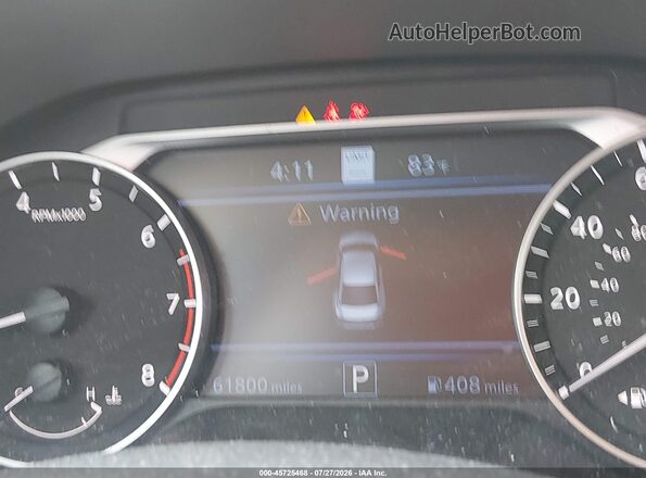 1N4BL4EW0KC213302 2019 NISSAN ALTIMA Красный Вид задних сидений