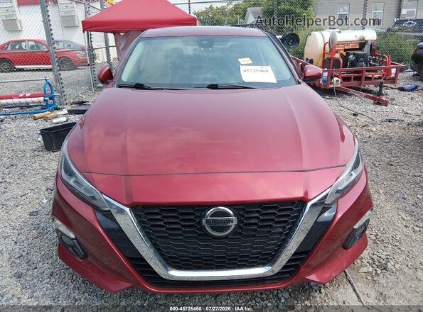 1N4BL4EW0KC213302 2019 NISSAN ALTIMA Красный Вид щитка приборов