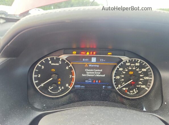1N4BL4EW2SN315401 2025 NISSAN ALTIMA Red ხელსაწყოთა პანელის ხედი